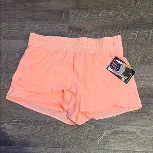 Avia Pink Athletic Shorts with Elastic Waistband